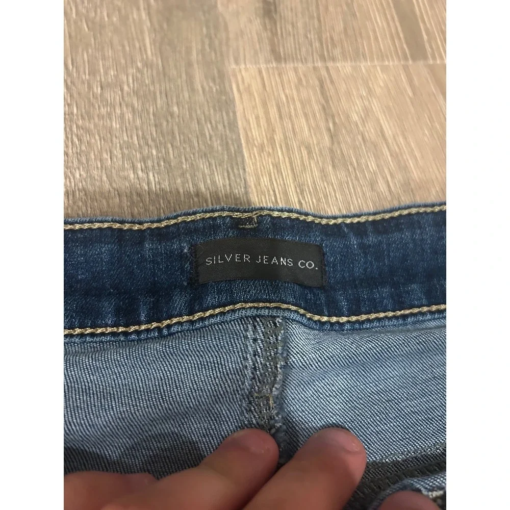 Silver Jeans Co Boyfriend Dark Wash Denim Jeans W33‎ L29